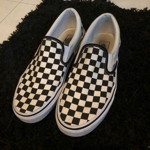 Checkered Slip-On Vans